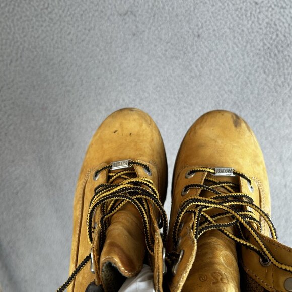 Vintage SKETCHERS Water Proof Work Boots Womens Size 8 Men's size 6.5 Tan Beige - Picture 3 of 7